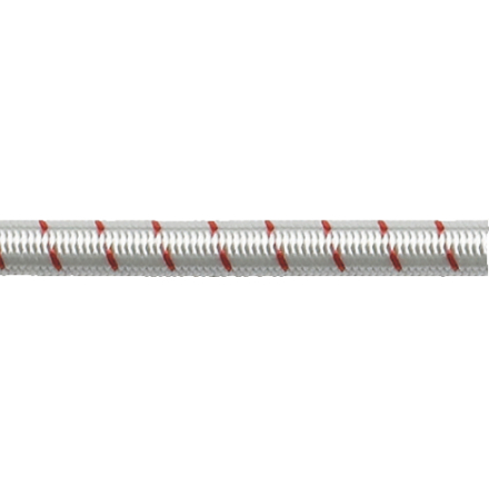 Gummilina 6 mm, Vit