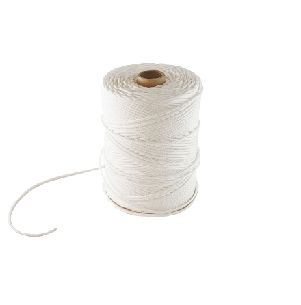 Lina, vit fltad sjunkande nylonlina 4mm 100m