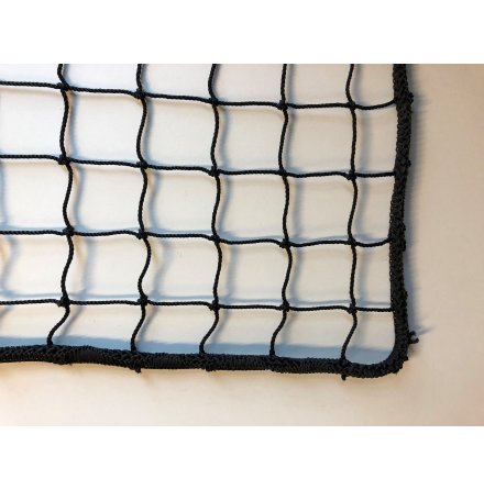 Innebandynt 1 mm svart nylon 40mm, kantsytt