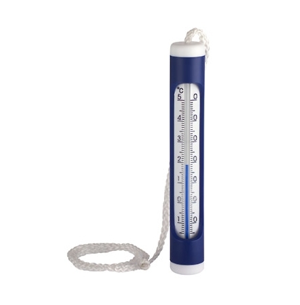Termometer fr vatten med 530mm lina